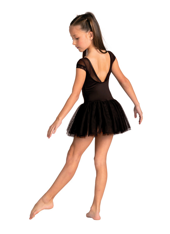 DZ 24205C Child's Cap Sleeve Dance Dress