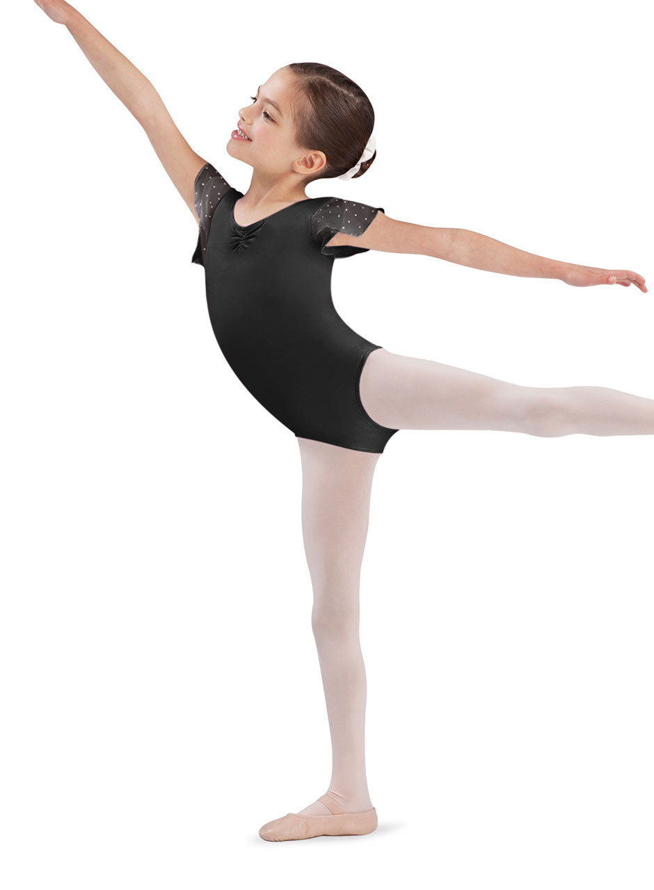BLO CL3732 Child's Flutter Sleeve Leotard with Sequins