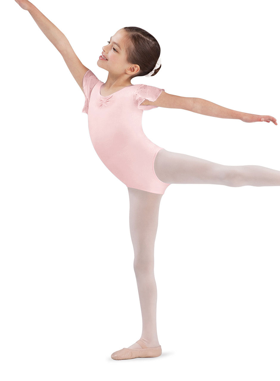 BLO CL3732 Child's Flutter Sleeve Leotard with Sequins
