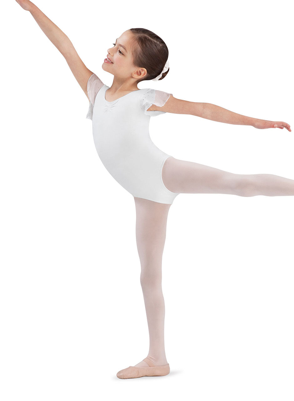 BLO CL3732 Child's Flutter Sleeve Leotard with Sequins