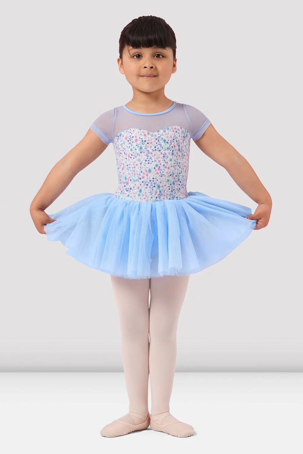BLO M 1554C Child's Cap Sleeve Tutu Dress