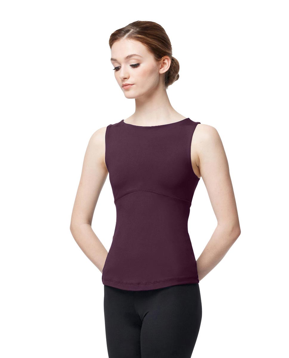 LUB391 Boat Neck Top