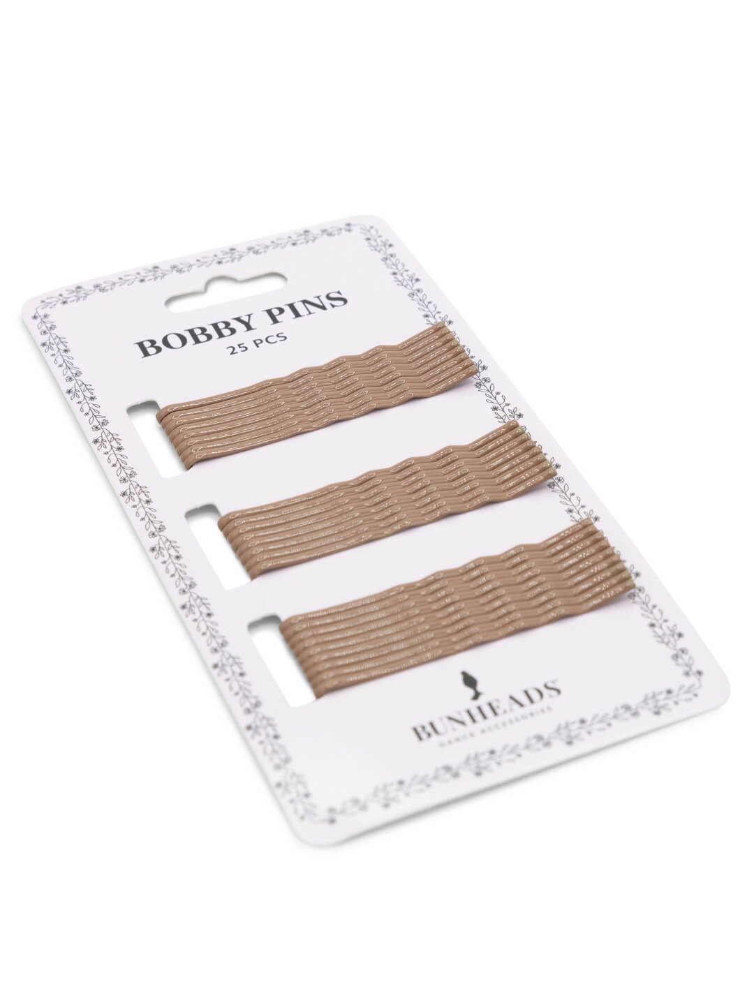Light Brown Bobby Pins Shown