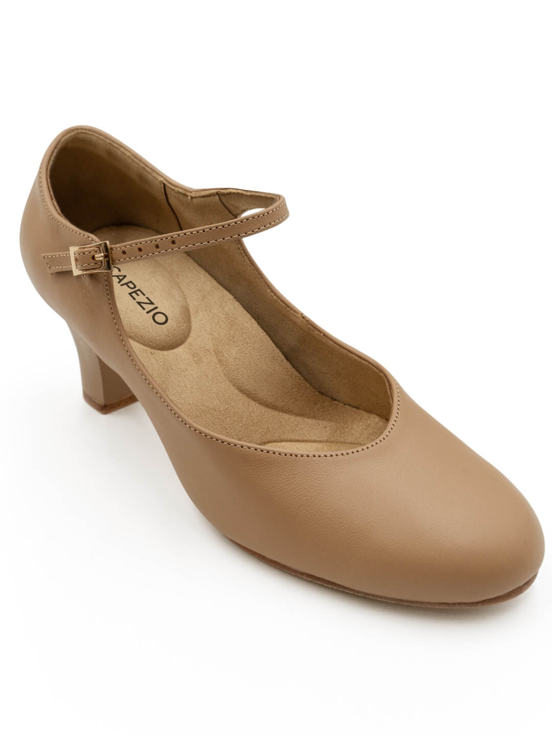 CAP 830 Leather Character Shoe with 2 Inch Heel