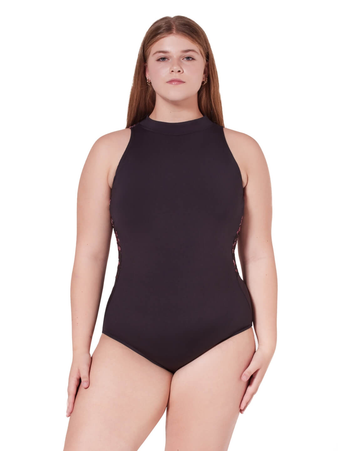 BMI F12403W Adult High Neck Leotard