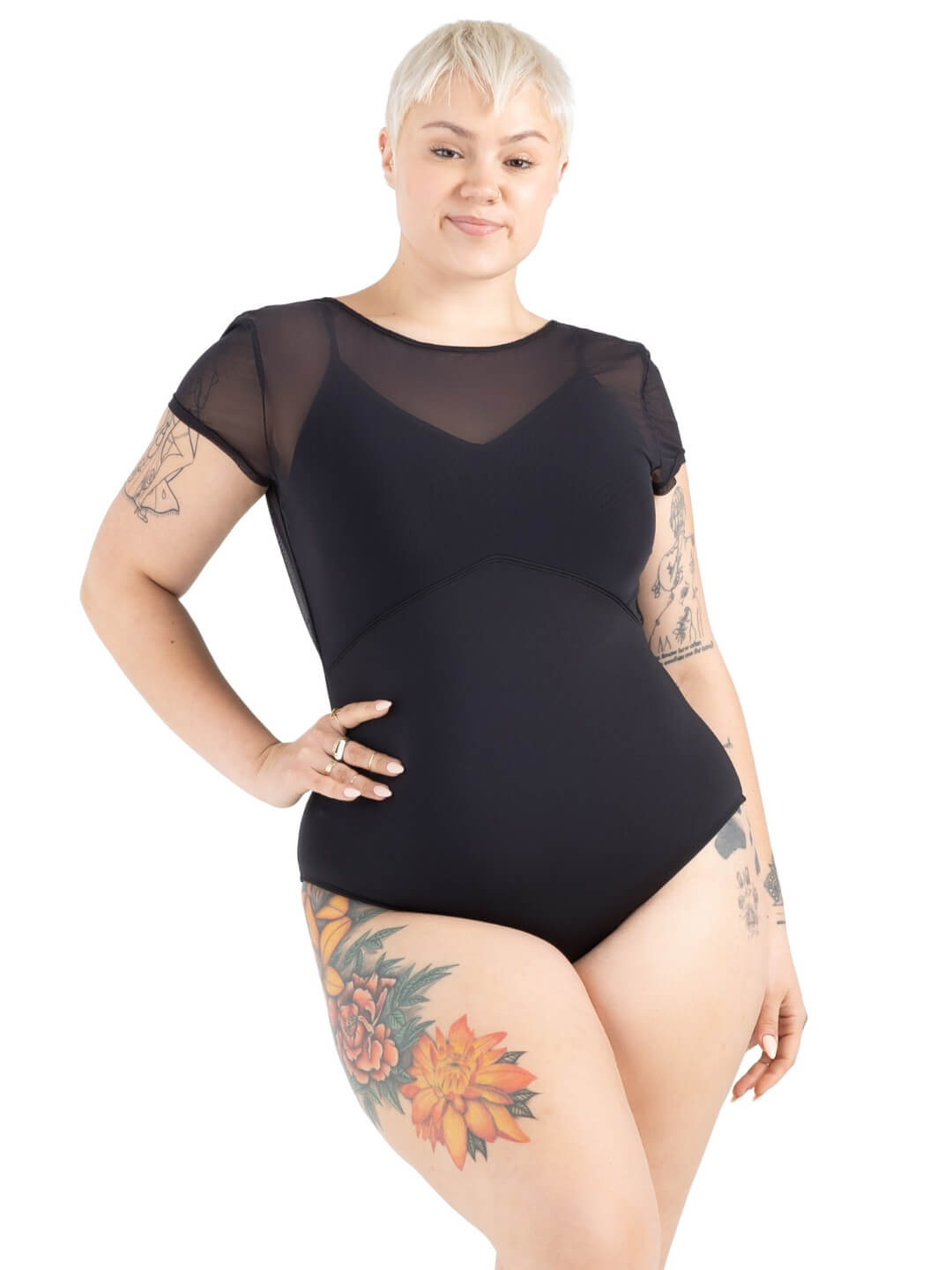 BMI 12242W Adult Cap Sleeve Leotard
