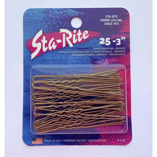 SR 2102 BRONZE HAIRPINS