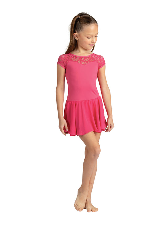 DZ 23207C Cap Sleeve Dance Dress