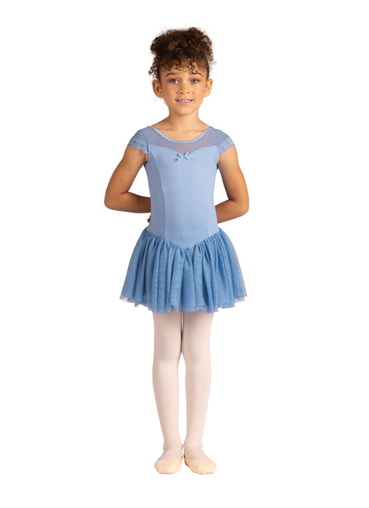 DZ 24205C Child's Cap Sleeve Dance Dress