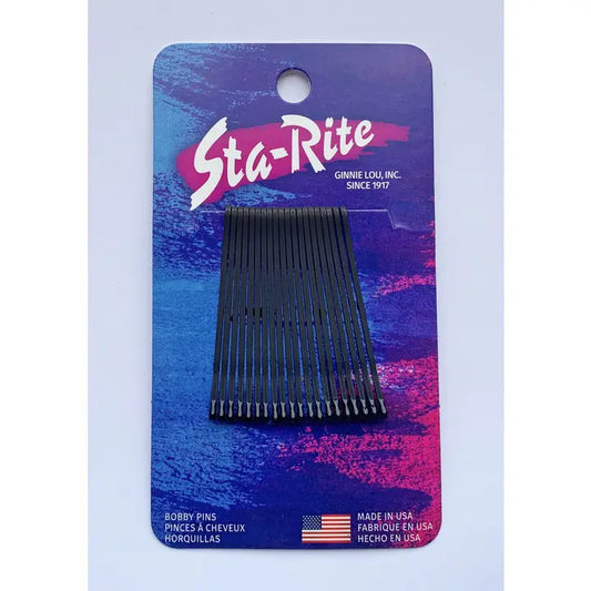 SR 2001 BLACK MATTE BOBBY PINS