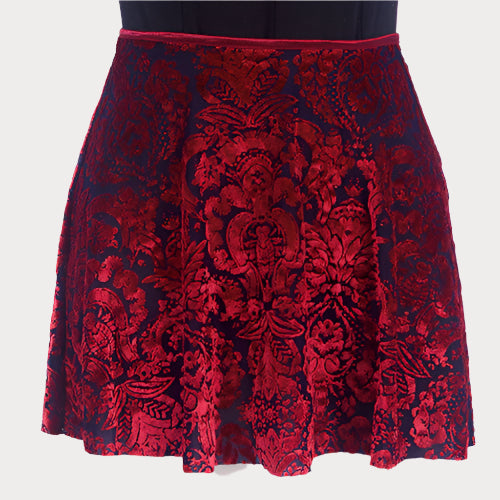 DASHA 4566 Ladies Velour Pull On Skirt