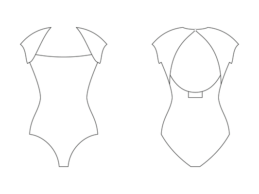 WM ANTERES CBM Custom Adult Cap Sleeve Leotard