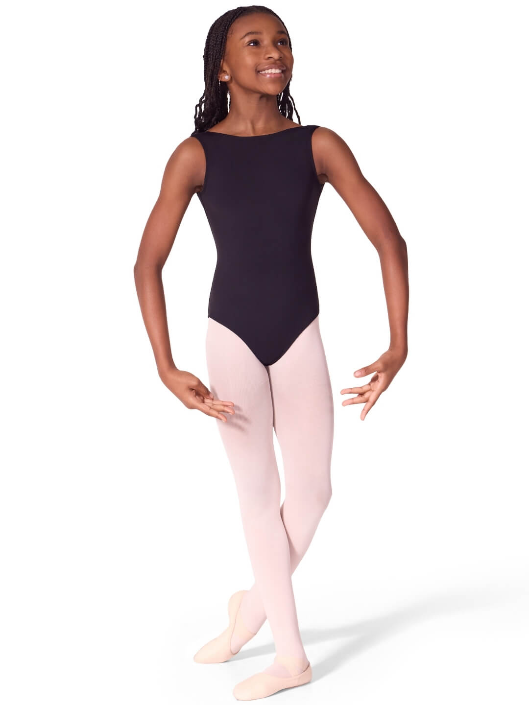BMI EL105T Child's Boatneck Leotard